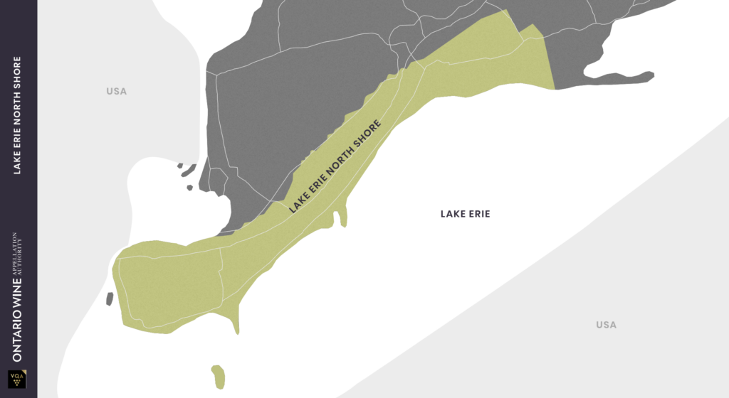 Lake Erie North Shore LENS map from VQA